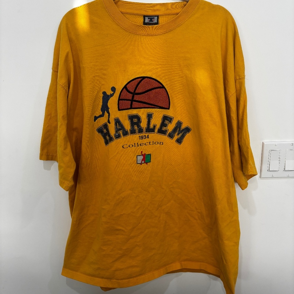 Harlem 1934 Basketball Logo Tee | Size XXL | 100% Cotton | Perfect Condition 🏀